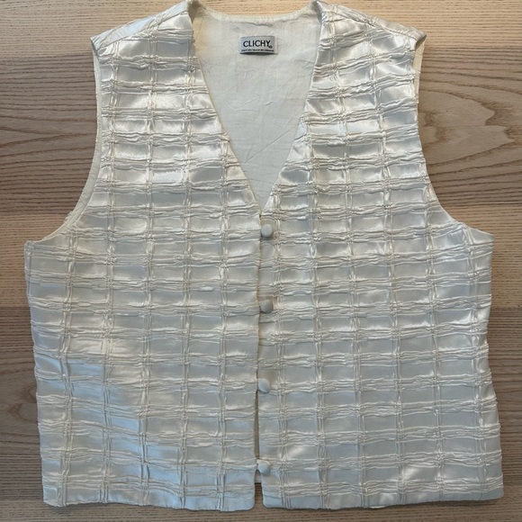 vintage clichy vest - Picture 3 of 5